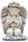Statues de jardin solaires - Ange de prière - Lampe solaire - Décoration de jardin - Figurines de décoration de jardin - Lanterne funéraire résistante aux intempéries - Décoration funéraire pour