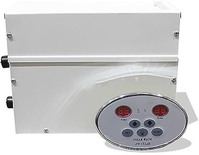 BAFEIYA Poêle à Sauna Machine de Bain de Vapeur de Sauna de générateur de Vapeur de 3KW/4.5KW for la Machine de Fumigation de Spa de pièce de Sauna à la Maison avec Le contrôleur numérique(3KW)