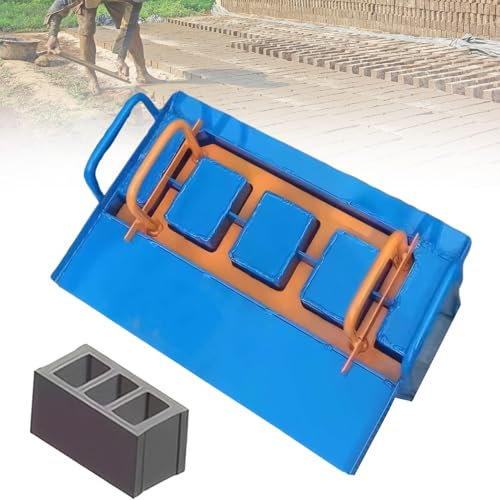Extrusion Brick Machine, Soil Block Maker, Vibration Frequency 212 Times/Min, 45 Seconds Fast Forming, Multiple Molds Optional, For Cement and Concrete Blocks,H5