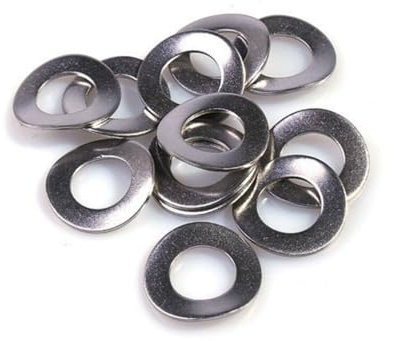 KSeSii 304 rondelles ondulées courbes en acier inoxydable rondelle à ressort élastique GB955 M3 M4 M5 M6 M8 M10 M12 M14 M16 M18 M20(M18 10pcs)