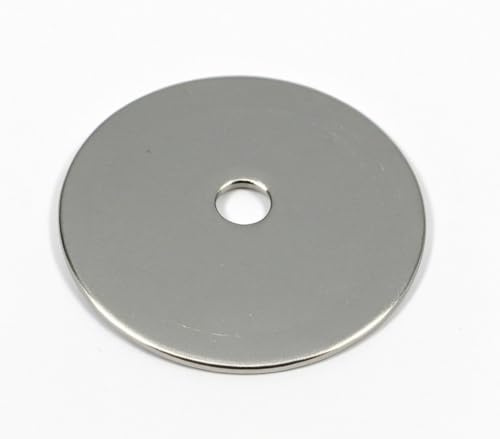 Fender Washers 1/4 x 3 OD Stainless Steel 18-8 (304) Flat Washer Oversized Plain Finish, Pack of 4 (1/4 x 3)
