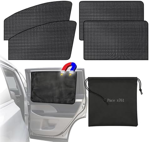 Car Window Shades,Magnetic Sunshade,Magnetic Car Curtain 4 Pack Compatible with Jaguar F-Pace x761 2016-2023 Car Blackout Blinds,Cool Down Your Car Great for Travel Camp Privacy