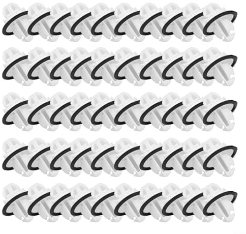 För Mercedes Sprinter Mk3 trimhållarsats 50 st plastklämmor för stötfångare och sidokarosslist fästning