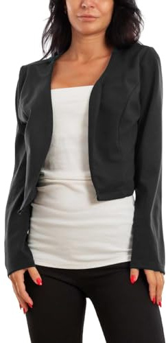 Toocool Coprispalle Donna Bolero Maniche Lunghe Elegante Giacca VB-31189