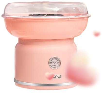 ZPRMMN Cotton Candy Maker - Nostalgic Household Cotton Candy Machine For Kids, Birthday Party - Use With Floss Sugar, Hard Candy (Color : Pink)