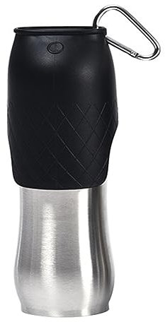 Angoily Pet Wasserflasche Mit Tragbarer Wasserspender Für Hunde Auslaufsicherer Edelstahl-wasserbecher Für Reisen Und Outdoor-aktivitäten