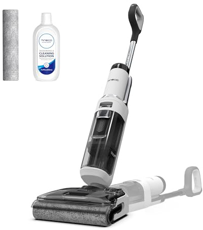 Tineco Floor ONE Stretch S6 Cordless Wet Dry Vacuum Cleaner, 180°Lay-Flat Smart Vacuum Mop, 40 Minutes Long Runtime 158℉ Flashdry Self-Cleaning, Dual-Sided Edge Cleaning Lightweight Floor Cleaner
