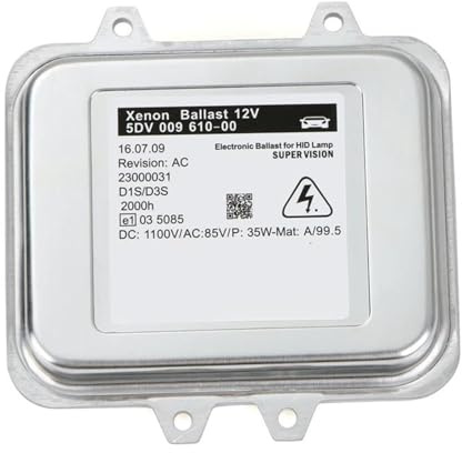 VNABIA Compatible avec Opel pour Astra J 2009-2012 pour Insignia A 2008-2013 5DV 009 610-00 5DV 009 610-50 Module De Commande Ballast De Phare Au Xénon De Voiture D1S 12 32 335 Xénon Ballast Module