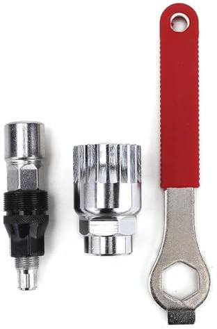 Alppihym Set di Strumenti Professionali per estrattori per pedivelle e movimenti centrali per Biciclette - Strumento per Movimento Centrale per Biciclette di la Riparazione e la Manutenzione