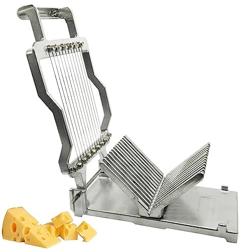 Tritatutto e cubettatrice per Verdure, affettatrice per Formaggio Commerciale in Lega di Alluminio, taglierina per Burro, Tagliere da Cucina, Strumento per Cottura al Forno (dimens