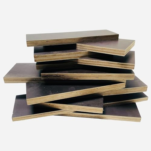 DeinZuschnitt24 Hochwertige Holz Siebdruckplatten 12-21mm - Wasserfest & Vielseitig für Möbel, Anhänger und Mehr (20 Kilogramm)