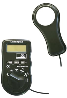 Brightium B1184258 Luxmètre numérique avec écran LCD, Plage 0-200 000 LX, précision ± 3%, idéal pour mesurer l'éclairage dans Les espaces et Les Cultures, Image