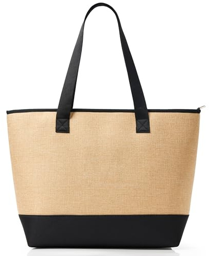KALIDI Personalisierte Tasche Damen Handtasche Tote Bag Strandtasche mit Reißverschluss Shopper Tasche Groß Schultertasche für Frauen Bräute Brautjungfern,Arbeit,Reisen,Einkaufen,Schule
