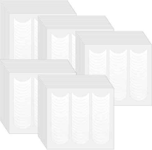 Oruola 2400 Stück French Nails Schablone,French Schablone,Weiß Frenchs Schablonen Nägel,48 Blatt Nagelaufkleber Damenfrench für DIY Maniküre Dekorationen,Frenchschablone,Maniküre Dekoration