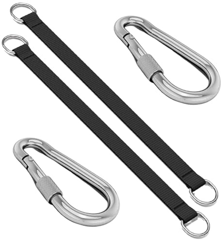 Hawpasy 2 Pièces 50cm Sangle Hamac, Corde Balancoire Exterieur, Corde Hamac Peut Supporter Fixation Robuste pour Chaise Suspendue, Yoga Aérien, Jardin, Arbre, Poutre Ou Terrasse