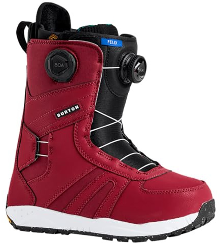 BURTON Felix BOA Woman Snowboard Boots UK 7 Red