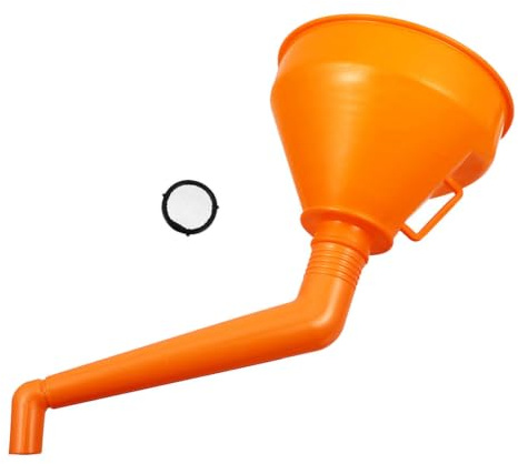 Imbuto Olio in Plastica Grande, Robusto, Design Anti Perdita | Abs Arancione, Uso Cherosene e Altri Liquidi, Operazione Semplice, Capacità Ampia