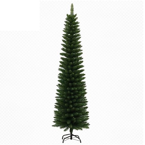 Albero di Natale Slim Pencil, Alberi di Natale Artificiali con Punte di Rami Rigogliosi, Decorazione per Feste per Uffici Domestici, Appartamenti, Centri Commerciali, Hotel(120x33x33cm)