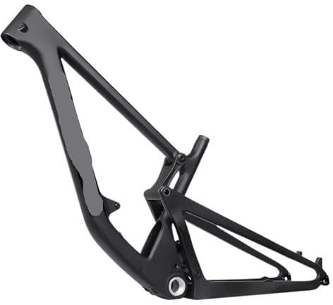 Generisch T1000 VPP 29er Fully, MTB-Rahmen, 150 mm Federweg, All-Mountain-Bike(Black Matt,XL)
