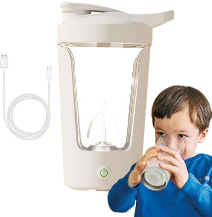 Genérico Taza De Mezclador Polvo Proteínas, Botella Coctelera Proteína Eléctrica - Batido Completamente Automático Mezcla Y Eff