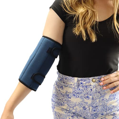 MARS WELLNESS Premium Adult Elbow Immobilizer Stabilizer Support Brace/Splint - Cubital Tunnel Brace for Sleeping - Ulnar Nerve Brace, Tennis, Tendonitis Elbow Brace - Small/Medium