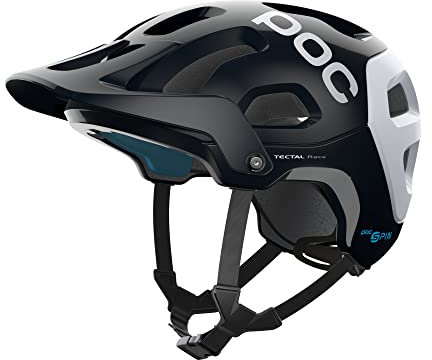 POC Unisex-Adult Tectal Race SPIN Helm, Uranium Black/Hydrogen White, XS-S (51-54cm)