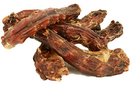 Bonya Smile Delizie Naturali per Cani: Orecchie di Coniglio, Ossa, Dental Sticks, Tendine di Bue, Orecchio di Anatra, Zampette di Pollo - Snack Sani e Gourmet da Masticare, 300g di Gole di Pollo