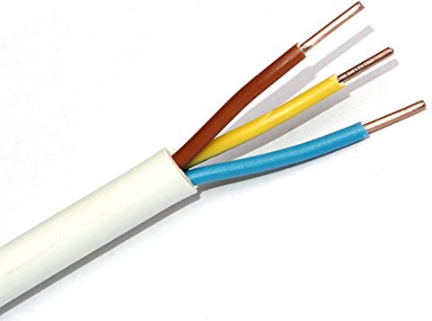 Faber Kabel Mantelleitung Elektrokabel NYM-J (3 x 1,5mm², Länge in Meter, 25)