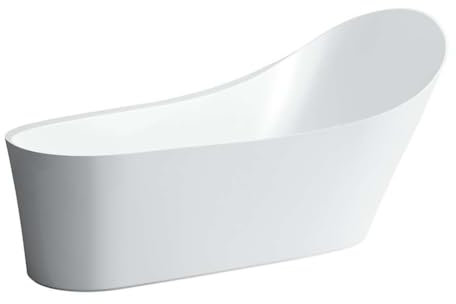 Laufen Badewanne Palomba freistehend 1835x960x540 weiß, mit Unterwasserbeleuchtung