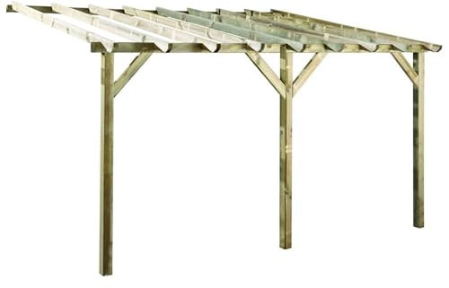 Forest Style Tonnelle en Bois 251 x 300 x 400 cm Etreta 12 m² - Cerland