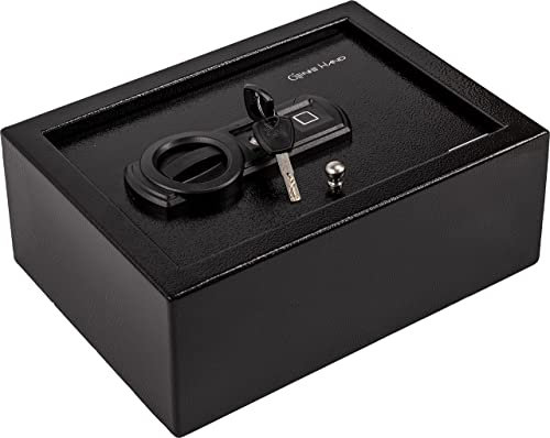 Genie Hand – Biometrischer Tresor mit Fingerabdruck – B-Schloss – Anti-Bounce-Technologie (Safe für die Schreibtischschublade)