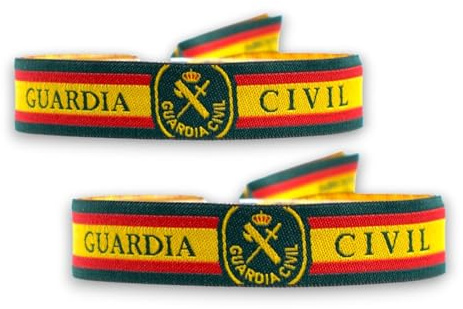 BDM - Pulsera Guardia Civil de tela con cierre deslizante para hombre y mujer. Elige cantidad