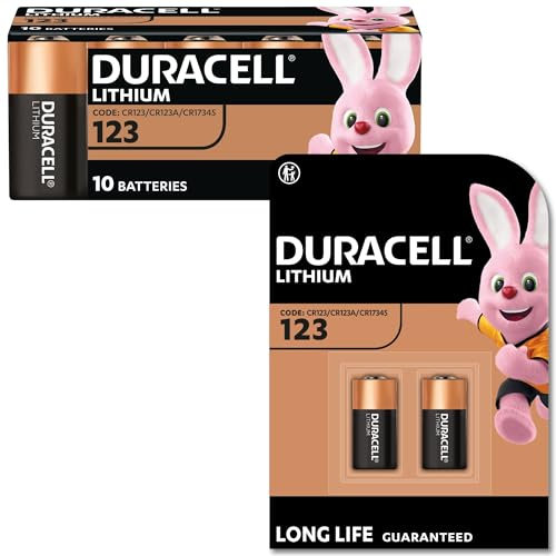 Duracell Lithium 123 Batterien, 12er-Packung