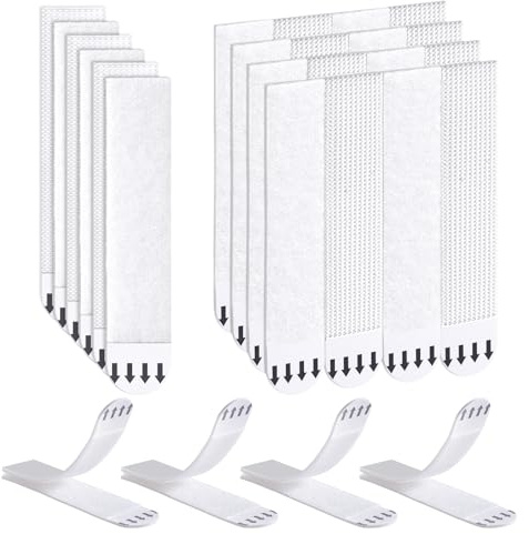 Ainiv Picture Hanging Strips Heavy Duty, 15-Pairs(30 Strips) Large Adhesive Hook and Loop Mounting Tapes Damage Free No Nails Picture Hangers for Frame Hanging Poster Strips Christmas Decorations