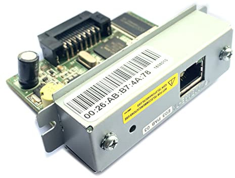 DEVMO Compatible with UB-E03 Ethernet Interface Print Server C32C824541 TM-U220PB T81 U288 T88IV (Replaces UB-E02) Version.B