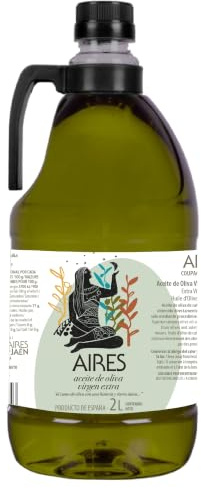 PACK 6 GARRAFAS 2 Litros Aceite de Oliva VIRGEN EXTRA Aires de Jaén (Picual y Arbequina)