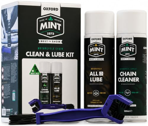 Oxford Mint Kit de chaîne et de lubrifiant