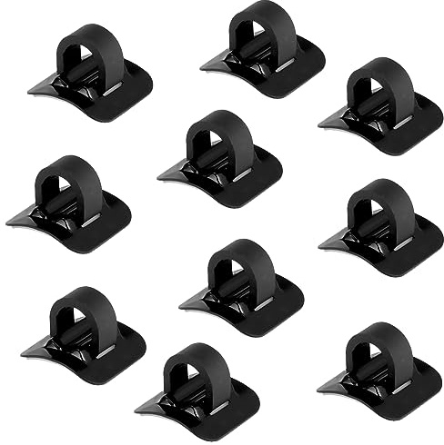 10 Stück Kunststoff-Fahrrad-Kabel-Bremsführungs-Clips, selbstklebend, Rahmenschnalle, Fahrradzubehör für MTB, Rennrad, Mountainbike
