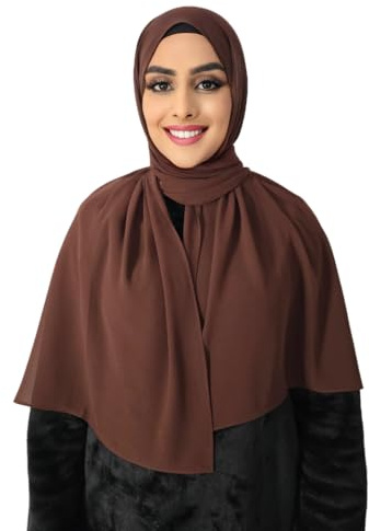 Medinah kopftuch moderne hijab kopftuch-Frauen Premium Chiffon Hijab Kopftücher, hijab aus leichtem Stoff- kopftuch damen 180X70cm groß, aus hochwertigem Stoff