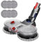 XQZMD Electric Mop Head Attachment for Dyson V7 V8 V10 V11 V12 V15, Dual Spin Motor with 8 Packs Washable Mop Pads, 150ml Water Tank Mop Replacement for Dust (for V7 V8 V10 V11 V15)