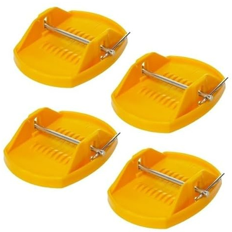 Y-Nut Caravan-Füße Stützplatten – Hochbelastbare Caravan-Füße, verhindern das Einsinken in weichem Boden, Caravan-Füße Hochbelastbar, Stabilisator-Stützplatten für Caravan-Beine X4