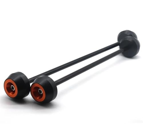 Sturzbügel Sturzschutz Für Vorder- Und Hinterachse Von Motorrädern Für Yamaha FZ1S FZ1 S 2006-2015 2014 2013 Rahmen-Sturzpad Motorschutz CNC(Orange)