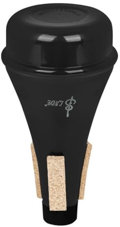 DRESSOOS Zubehör Für Trompetendämpfer Übungsdämpfer Für Trompeten Gerader Dämpfer Für Trompete Für Jungen Und Mädchen Ersatz-trompetendämpfer in Schwarz