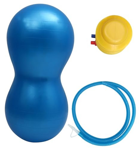 BESPORTBLE PVC Erdnuss Yogaball Mit Pumpe Yoga Massageball Fitnessball Für Pilates Gymnastik Reha Rumpfstabilität