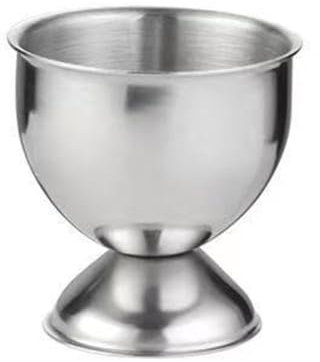 Wambere Lot de 2 coquetiers en acier inoxydable - Support pour verre à vin - Ustensiles de cuisine - Pour salle à manger et cuisine - Argenté