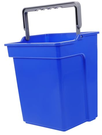 IMIKEYA Cubo de Limpieza Cuadrado con Asa Plástico Resistente Multifuncional para Hogar Oficina Escuela