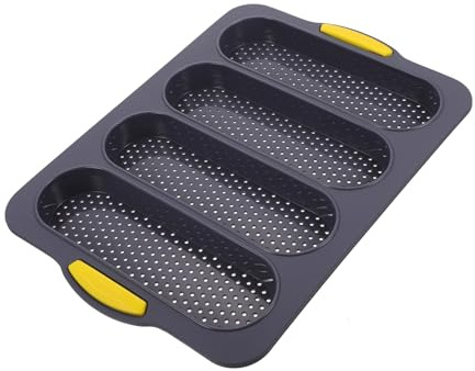Alipis Moule à Pain Français Silicone Antiadhésif Pour Gâteau Et Pain Démoulage Facile