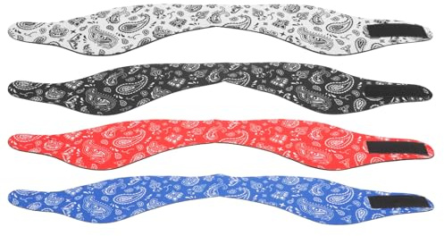 Cabilock Swimming Headband Ear Protector Set, Silicone Adjustable Swim Headbands for Adults and Boys and Girls, Waterproof Ear Covers for Swimming, Bathing, Yoga, and Water Sports
