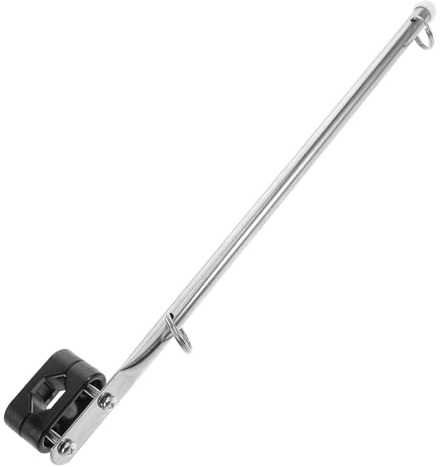 SMASOLO Mât de Drapeau pour Bateau en Acier Inoxydable Fixation pour Rambarde, Kit D’Extension pour Pavillons de Bateaux et Accessoires Nautiques de Plaisance