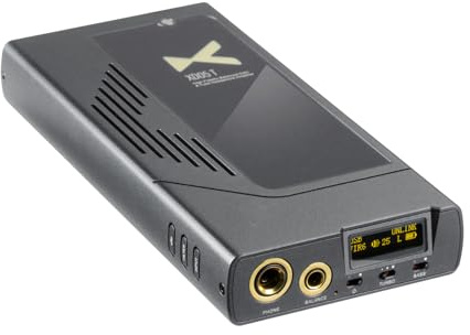 xDuoo XD-05T Portable Headphone Amplifier, 1500mW Balanced Headphone Amp, 2x ES9039Q2M Chips MQA DAC DSD512 Bluetooth 5.1/USB/Coaxial/Optical Input, Gray